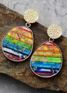 7 Chakra Rainbow Earrings