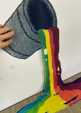 Rainbow 3D Creative Carpet Wall Hanging Decor