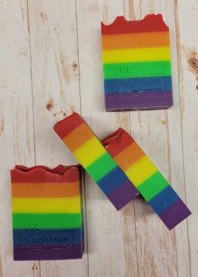 Rainbow Soap by Morfosoaps