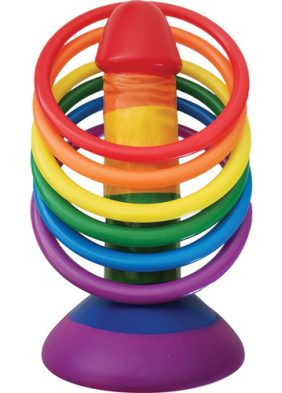 Rainbow Pecker Party Ring Toss