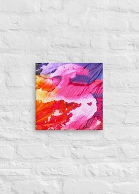 Rainbow Waves Canvas