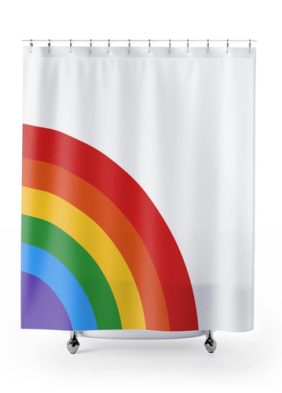 Rainbow Shower Curtains Home Decor