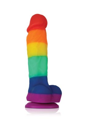 Colours Pride Edition - 5" Dildo - Rainbow